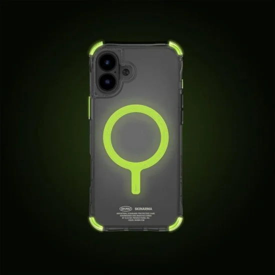 Cover Iphone 16 Saido Magsafe Case Skinarma - Lime Green
